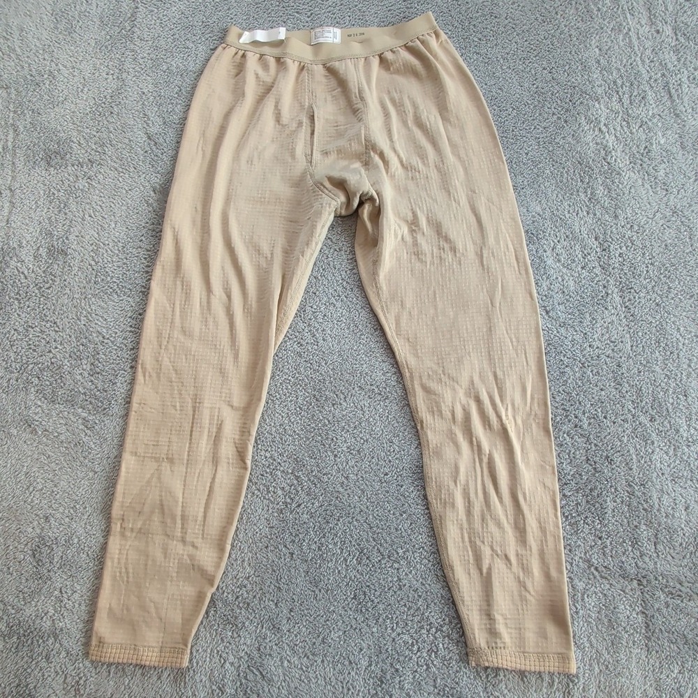 New Horizons Rehab, Thermal Grid Fleece Bottoms Coyote Brown Sz Medium Reg NWT